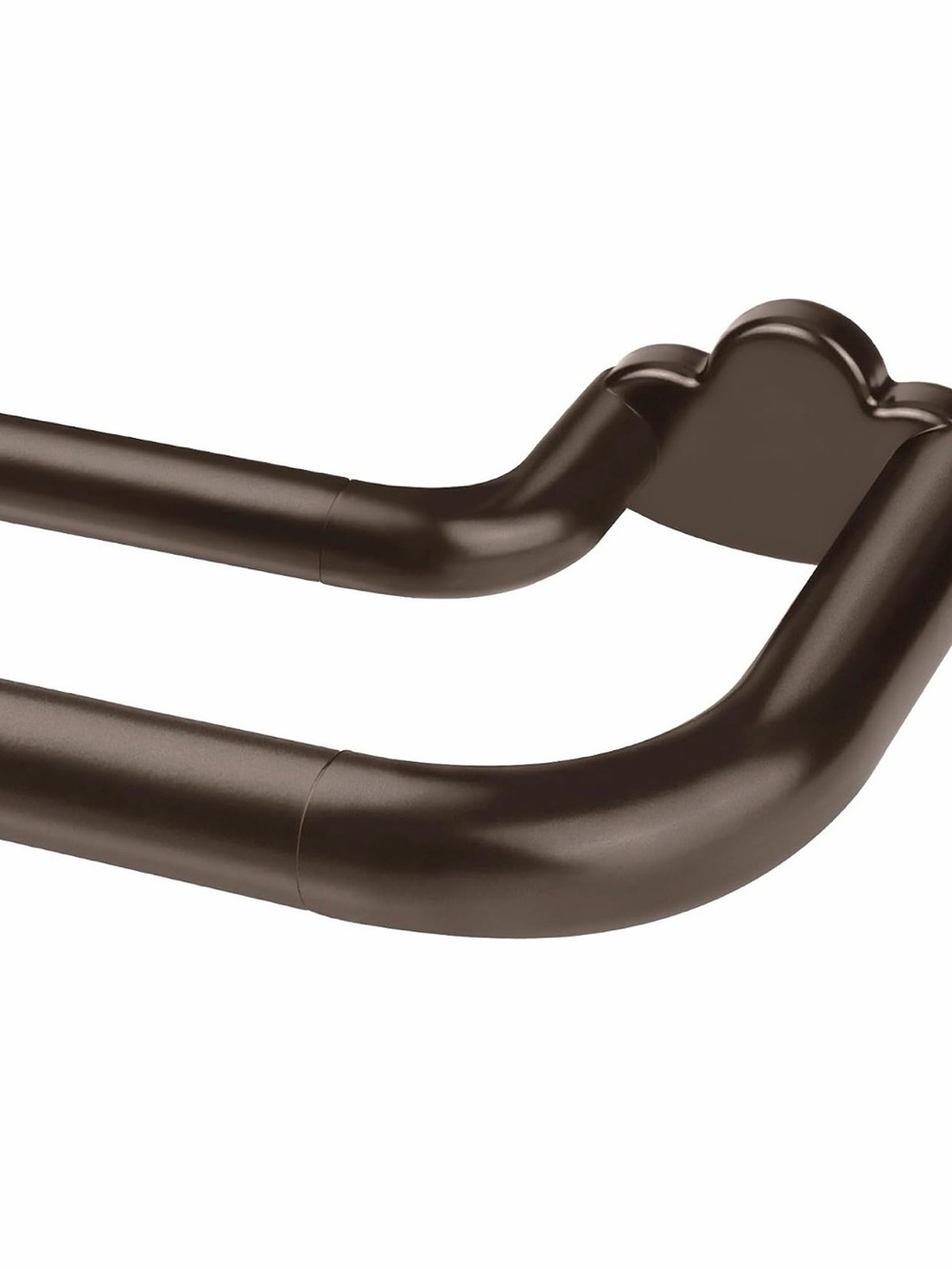 Double Wrap around Curtain Rods for Windows, 32 to 115 Inch, Bronze